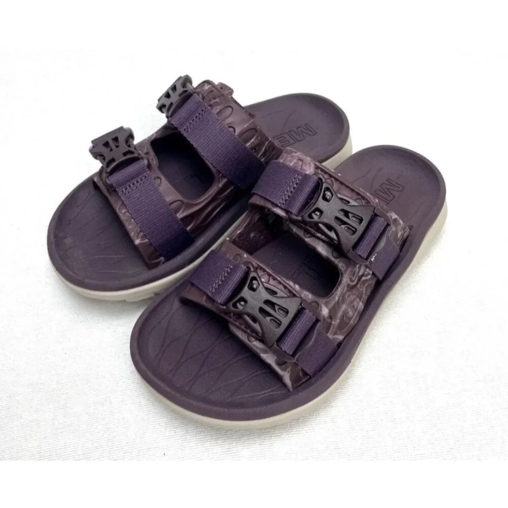 Merrell Sz 7 Purple Hut Ultra Wrap Slide Sandals‎